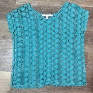 ⭐️Lauren Conrad crochet top/cover up